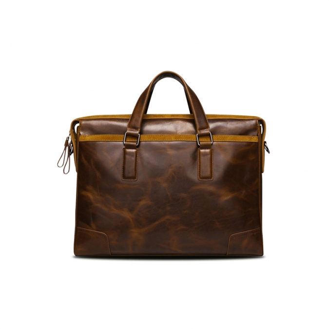Men's Brown Leather Laptop Bags